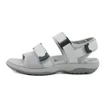 Women's gray outdoor sports sandals with adjustable fabric straps and non-slip sole - EU 36 / Gray