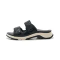 Sandalias ligeras de plataforma para mujer con correas acolchadas negras y suela beige - EU 35 / Negro