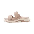 Sandalias de plataforma rosa loto para mujer con correas acolchadas y cierre de velcro - EU 35 / Rosa