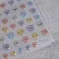 5D stereoskopische Tier-Nagelaufkleber mit mattem Macaron-Finish Modell M-083 - Cartoon Tierkopf Stil (M-083)