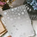 3D embossed white daisy nail stickers with floral patterns style MN-249 Miisha Nail - MN-249 White Floral Style