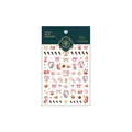 Pro TENSOR embossed nail art stickers featuring cute fox and dessert motifs, model MN-037F - Fox Relief (MN-037F)