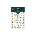Pegatinas 5D para uñas con diseño de hadas de flores y adhesivo fino decorativo - Tierra de Hadas Verde (TS-1672)