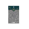 Stickers autocollants pour ongles hirondelles avec texture 5D en relief pour manucure pro - Style Hirondelle Relief 5D (TS-1984)