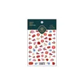 Adhesive nail stickers with traditional Chinese peony and mandarin duck patterns - TS-2084 Mandarin Duck & Peony