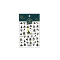 Halloween 5D nail stickers featuring black castles, bats and witches style TS-913 - Halloween Ancient Castle Style (TS-913)
