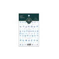 Self-adhesive 5D embossed winter blue snowflake nail art stickers TS-919 Frost Snow - Frosty Snow Flat (TS-919)