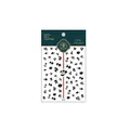 Pro TENSOR KX203 ultra-thin nail stickers with black floral and leaf patterns - Black Floral Style (KX-203)