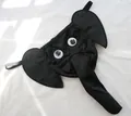 Sous-vêtement humoristique noir pour homme motif éléphant avec trompe et oreilles - Taille unique / Noir