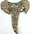 G-string sexy léopard pour homme avec trompe d'éléphant et petits yeux mobiles rigolos - Taille unique / Imprimé léopard