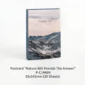 Coffret de 30 cartes postales sur la nature avec illustrations de paysages de montagne - La Nature Apportera la Réponse