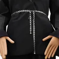 Eleganter Metall-Kettengürtel in Silber mit verstellbarer Kette für Kleider - Silber