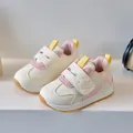 Kids breathable running sneakers with soft soles and cute cartoon bunny for toddlers - Size 16 (Inner Length 11.5cm) / Standard (Rabbit) / Pink