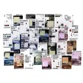 Artistic Island Bookstore literary postcards featuring minimalist vintage quote designs - Island Bookstore
