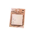 Vintage burnt edge sticky notes with butterfly design for scrapbooking, 30 sheets - Butterfly Museum