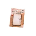 Vintage butterfly burnt edge sticky notes with decorative script for journaling, 30 sheets - Old Dream Butterfly Shadow