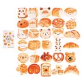 Simpatiche cartoline e adesivi a forma di pane animale con 30 motivi unici disegnati a mano - Mobilitazione Generale del Pane