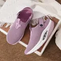 Purple breathable mesh walking sandals for women with adjustable backstrap and air cushion - EU 35 / Pink