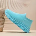 Baskets chaussettes à enfiler tricotées et respirantes pour couples en bleu clair - 36 / Bleu Lune
