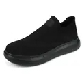 Chaussures de course noires sans lacets avec tige en maille respirante et semelle - EU 36 / Tout Noir