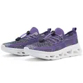 Chaussures d'eau d'extérieur en mesh respirant violet avec semelle amortie creuse - 36 / Violet