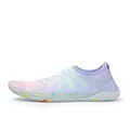 Quick-dry gradient pink and purple water shoes with non-slip sole and splatter pattern - 26 / Pink Moon