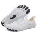 Scarpe a cinque dita in mesh bianco traspirante con suole in gomma antiscivolo da esterno - 35 / Bianco