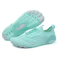 Scarpe acquatiche traspiranti verde menta con suola in gomma antiscivolo a cinque dita - Blu Luna