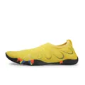 Chaussures aquatiques jaunes à cinq orteils avec tige en mesh et semelles mouchetées - Jaune