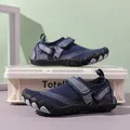 Dunkelblaue schnelltrocknende Wasserschuhe mit rutschfester Gummisohle für Kinder - EU 26 / Dunkelblau
