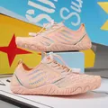 Kids' quick-dry coral orange water shoes with non-slip rubber soles for outdoor sports - 26 / Apricot