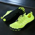 Sandales de sport extérieur vert fluorescent en maille respirante avec cordon élastique - EU 35 / Vert