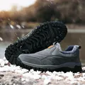 Deep grey winter snow boots for men with warm fur lining and non-slip rubber sole - EU 37 / Gray