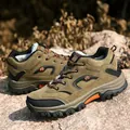 Winter thermal outdoor hiking shoes in brown with fleece lining and anti-slip rubber soles - EU 36 / Brown