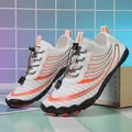 Outdoor water shoes in white and orange with quick-lace system and non-slip rubber sole - EU 35 / White