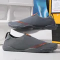 Dark grey quick-dry water shoes with breathable honeycomb mesh and non-slip rubber soles - EU 35 / Gray