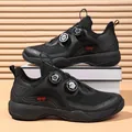 Black outdoor sports shoe for badminton and tennis with BOA dial and carbon plate sole - EU 36 / Black