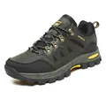 Atmungsaktive Low-Cut Wanderschuhe mit rutschfesten Gummisohlen für Outdoor-Aktivitäten - 39 / Armeegrün