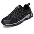 Chaussure de randonnée noire respirante avec maille et semelle en caoutchouc antidérapante - EU 35 / Noir