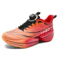 Orange gradient running shoes with professional 8PRO rotary buckle lacing system - EU 34 / Orange