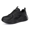 Baskets chunky noires à plateforme avec maille respirante et semelle amortissante de sport - EU 35 / Noir