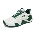 Chaussures de badminton légères blanc et vert foncé avec mesh respirant et semelle gomme - EU 36 / Blanc Vert