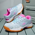 Breathable blue and pink tennis shoes with non-slip gum sole for athletic training - EU 36 / Plum Red & Pink