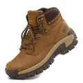 Bota de senderismo para hombre en color marrón con suela de goma duradera y soporte - 39 / Marrón