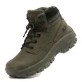 Botas tácticas de senderismo para hombre verde militar con suela de goma robusta outdoor - 39 / Verde Militar