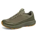 Olivgrüne Wanderschuhe mit atmungsaktivem Mesh und robuster Gummisohle - 39 / Armeegrün