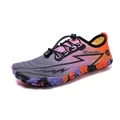 Breathable outdoor water shoes with gray-purple gradient and anti-slip rubber sole - EU 35 / Nightfall