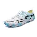 Light blue outdoor water shoes with breathable mesh and quick-lace system for men and women - EU 35 / Ice Blue White