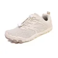 Breathable quick-dry water shoes for beach and hiking with non-slip rubber soles - EU 36 / Beige