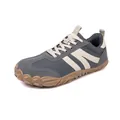 Zapatos deportivos grises con suela de goma antideslizante y malla transpirable - 36 / Gris Oscuro (8899)